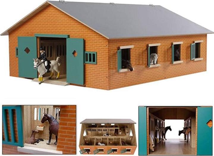 Actual product image Sombo Stable with 7 horse boxes