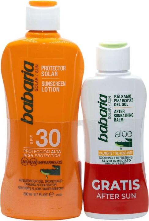 Babaria SOL. LECHE PROTECTOR ALOE F30 200 ML + AFTER SUN 100 ML (Sonnenmilch, SPF 30)