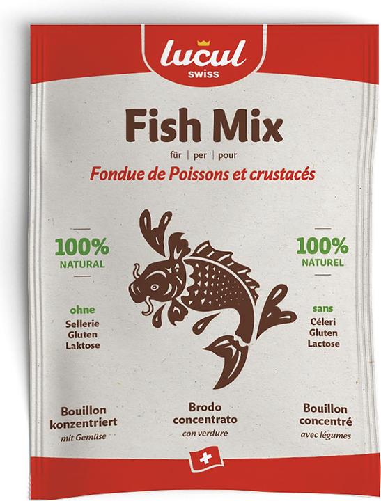 Produktbild Lucul Swiss Brühe für Fisch Fondue Fish Mix