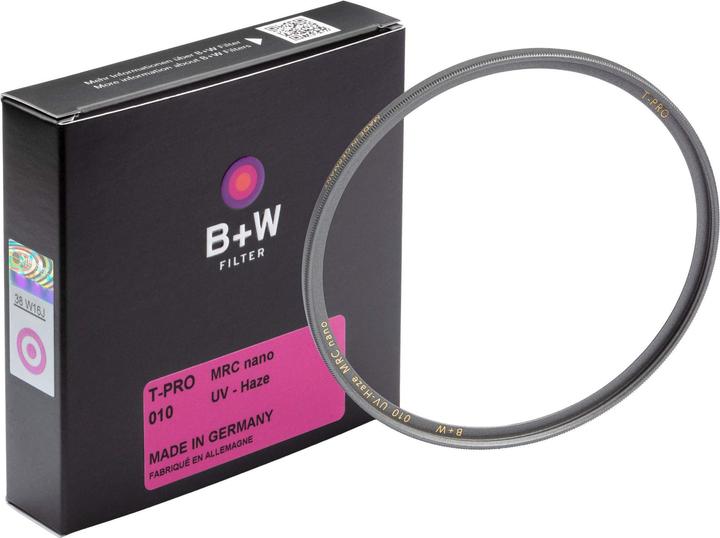 Produktbild B+W T-Pro 010 MRC Nano UV-Haze Filter (43 mm, Schutzfilter, UV-Filter)