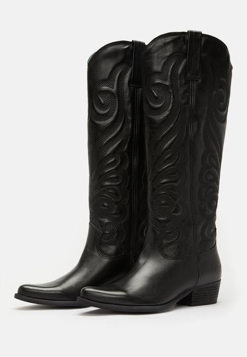 Immagine prodotto Felmini Lo stivale da cowboy con tacco di, è caratterizzato da un bellissimo ricamo sul gambale. (36)