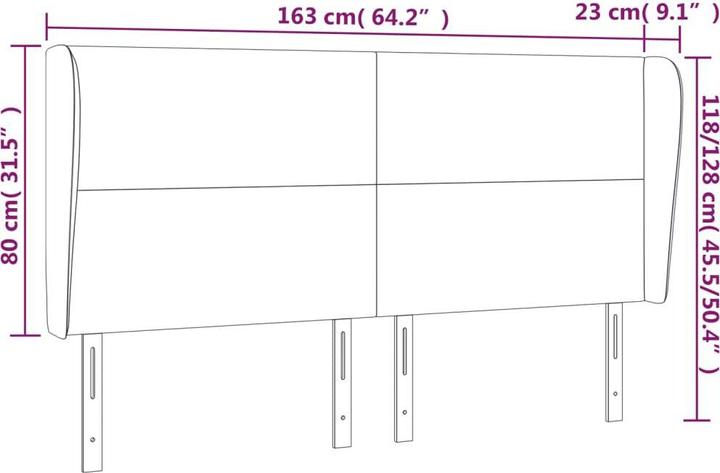 Image du produit VidaXL Cassandra (163 x 23 x 128 cm)