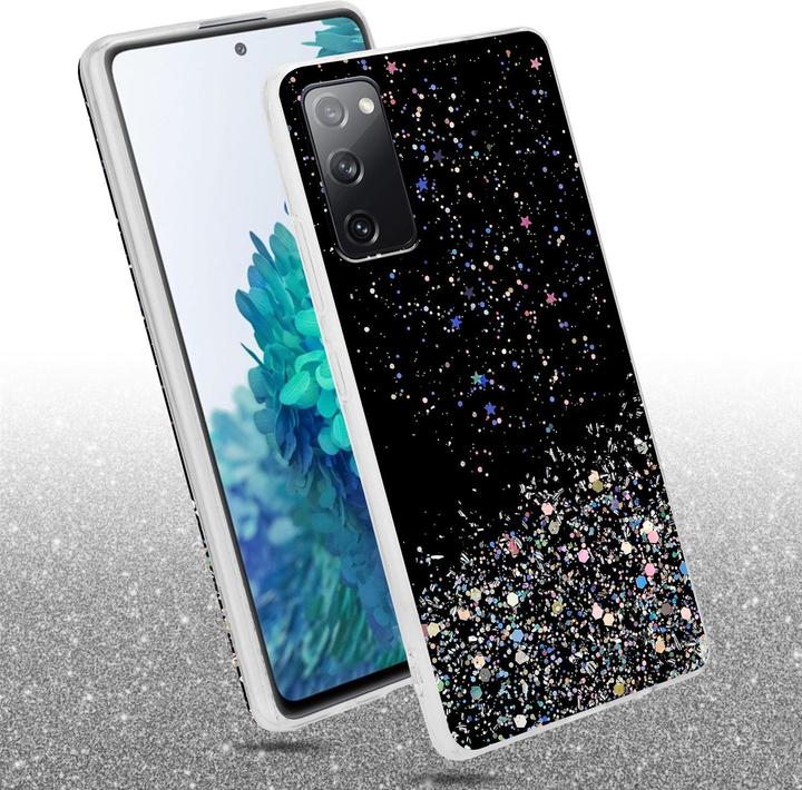 Actual product image Cadorabo TPU cover sparkling glitter (Samsung Galaxy S20 FE)