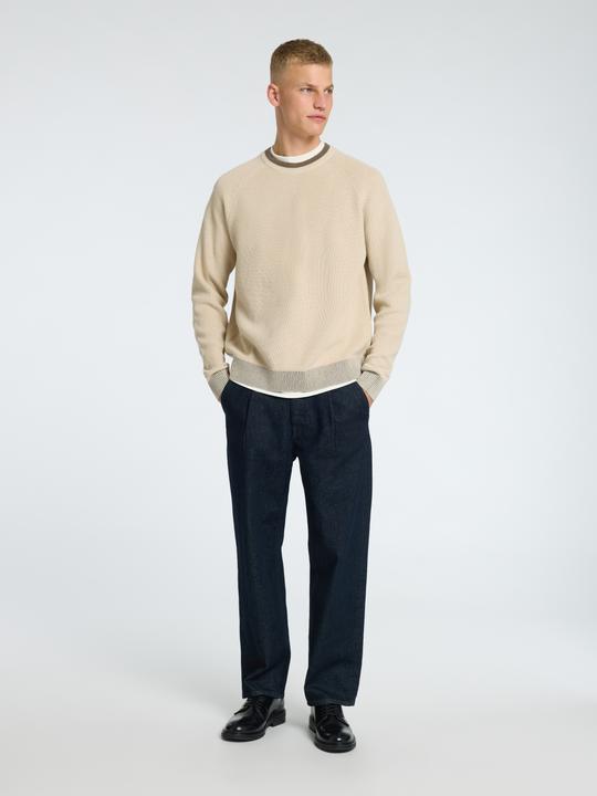 Produktbild Selected Homme 100% Baumwoll Pullover mit Rundhalsausschnitt (L)