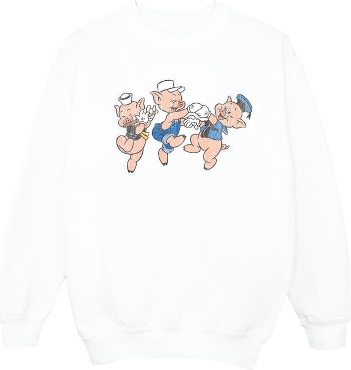 Disney Three Little Pigs Having Fun Sweatshirt Mädchen