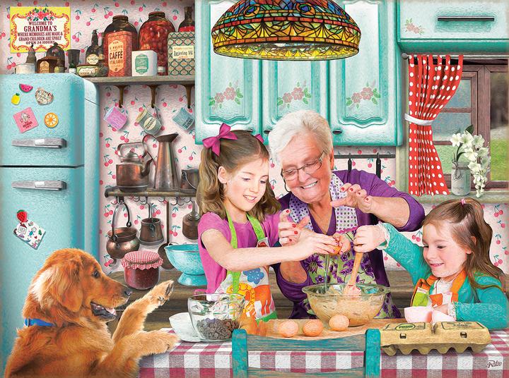 Actual product image Sunsout Puzzle 1000 pieces Life is Better at Grandma's (1000 pieces)