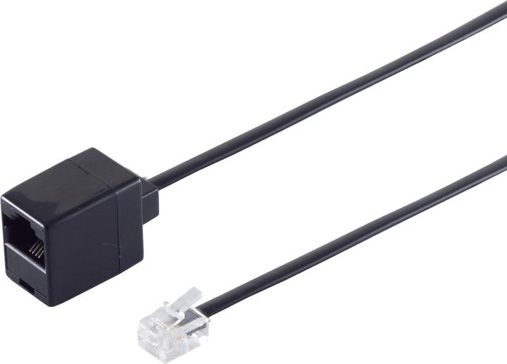 Image du produit Shiverpeaks S/CONN maximum connectivity RJ modulaire RNIS Rallonge téléphonique Western mâle 6/4 vers Western...