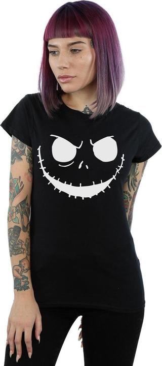 Immagine prodotto Disney Nightmare Before Christmas Jack's Face Bold Maglietta Donna (XL)