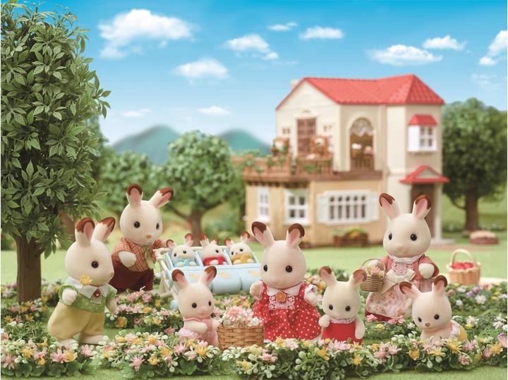 Actual product image Sylvanian Families Chocolate Bunny Family