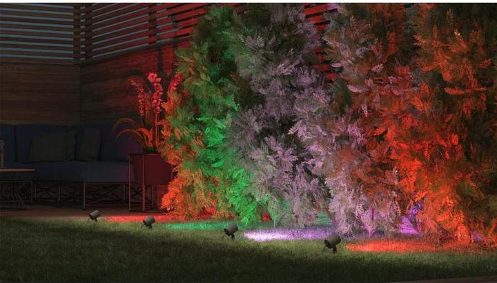 Actual product image Müller Licht Müller-Licht tint LED garden spot Flores LED fixed 1.8 W Warm white, RGB (180 lm, IP44)
