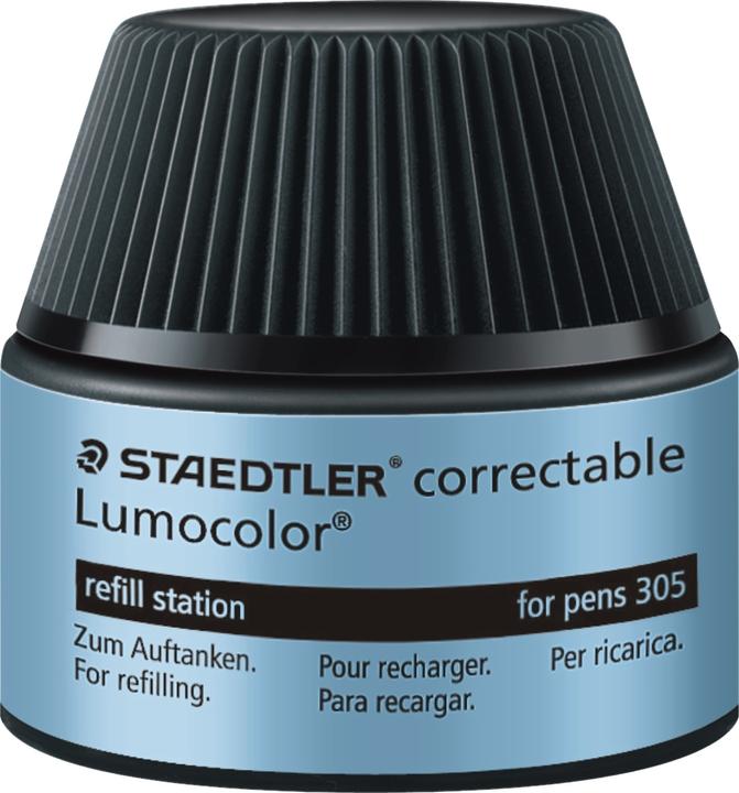 Actual product image Staedtler Lumocolor Refill Station 487 05, black Refill station for easy and clean refilling of the (Black, 1 x)