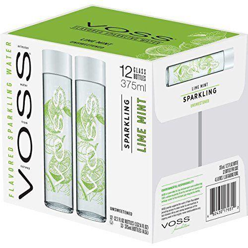 Immagine prodotto Voss FLAVORED Sparkling Water LIME - MINT Confezione 12 x 375 ml Norvegia (12 x 37,5 cl)