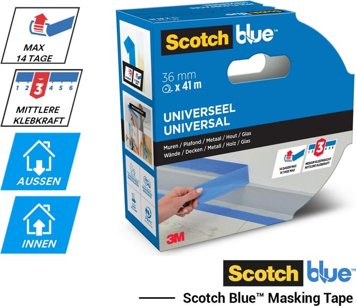 Energy Label Scotch Painter's Tape Multi-Surface 70% PEFC (36 mm)