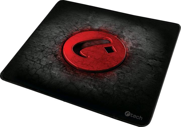 Actual product image C-Tech GMP-01 mouse pad Black, Red (M)