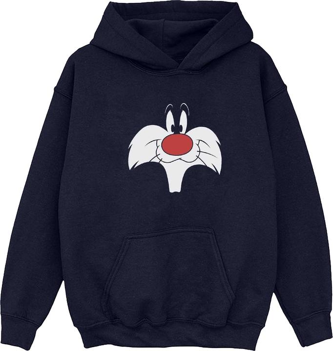 Immagine prodotto Looney Tunes Sylvester Big Face Felpa con Cappuccio Donna (S)