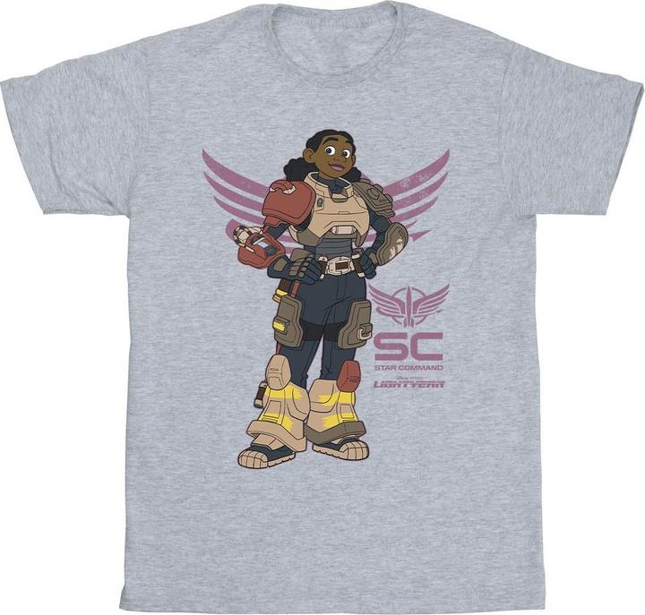 Actual product image Disney Mens Lightyear Izzy Star Command T-Shirt (S)