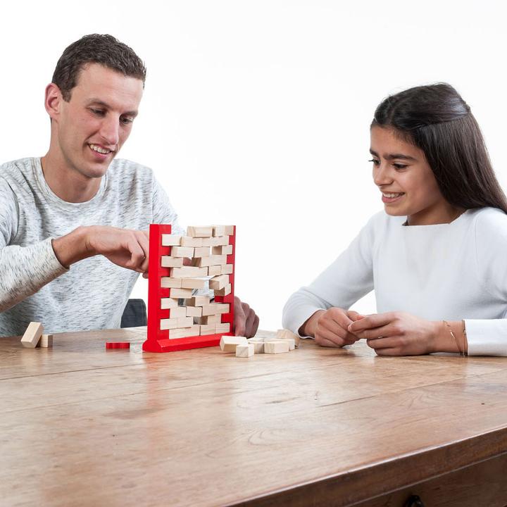 Immagine prodotto Longfield Games Gioco di equilibrio in legno Parete Cadente (Multilingue)