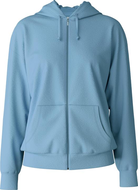 Actual product image Calida Sweat jacket loungewear "Lounge Velours" light blue (38)
