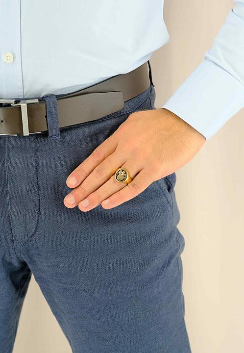 Actual product image Muau Coat of arms ring (60, 750/18 K Gold)