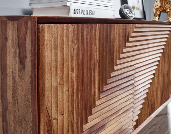 Produktbild FineBuy Sideboard Sheesham Braun