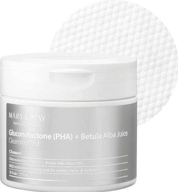 Triton Gluconolacton (PHA)+Betula Alba Juice Cleansing Pad 70EA Acne Pad Mild Exfoliator mit PHA (Reinigungstücher)