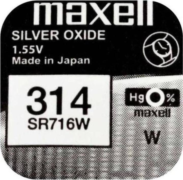Immagine prodotto Maxell Pila a bottone SR716W 10 pezzi (10 pz., CR2025, 21 mAh)