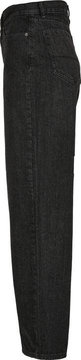 Actual product image Urban Classics Ladies High Waist Wide Leg Cropped Denim Pants (34)