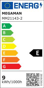 Energy Label IDV LED glass lamp (E27, 8.50 W, 1055 lm, 1 x, E)