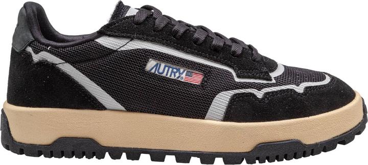 Autry wildpace sneakers in mesh and suede color black