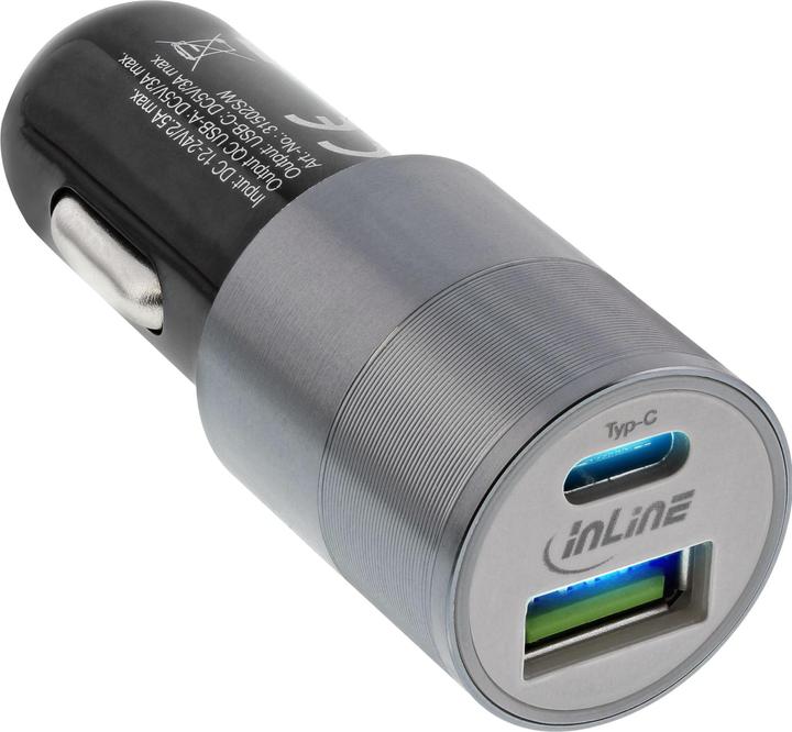 InLine Adattatore di alimentazione per auto USB