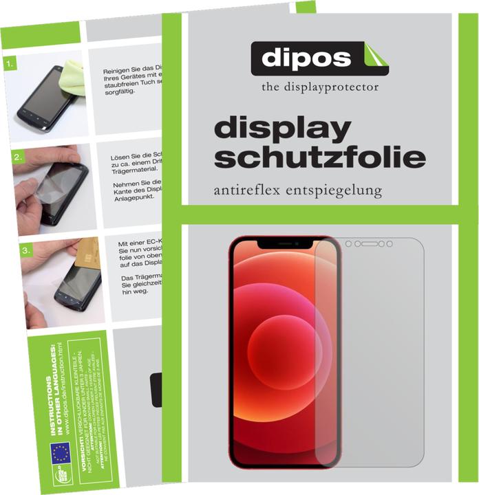 Actual product image Dipos Screen Protector Anti-Glare (1 Piece, Apple iPhone 12)