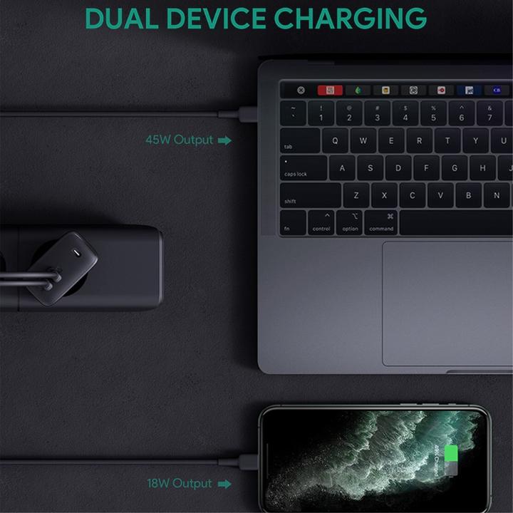 Actual product image Aukey Omnia PA-B4 GaN Charger (65 W)