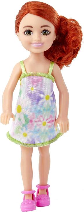 Actual product image Barbie Doll in flower dress with red hair
