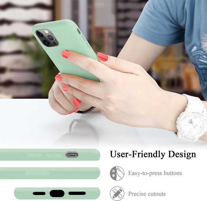 Immagine prodotto Cadorabo Copertura della cassa del silicone liquido TPU (Apple iPhone 12 Pro Max)