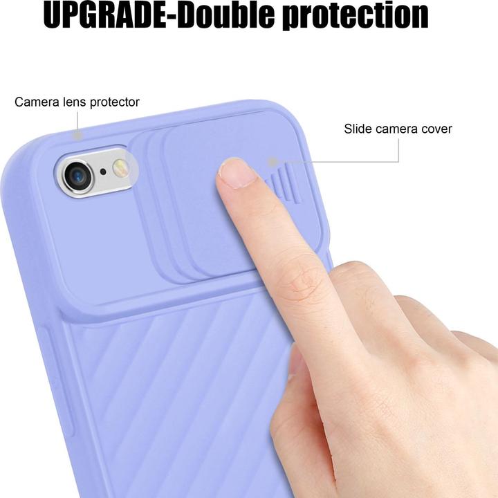 Immagine prodotto Cadorabo Cover in TPU con protezione della fotocamera (Apple iPhone 6 Plus)