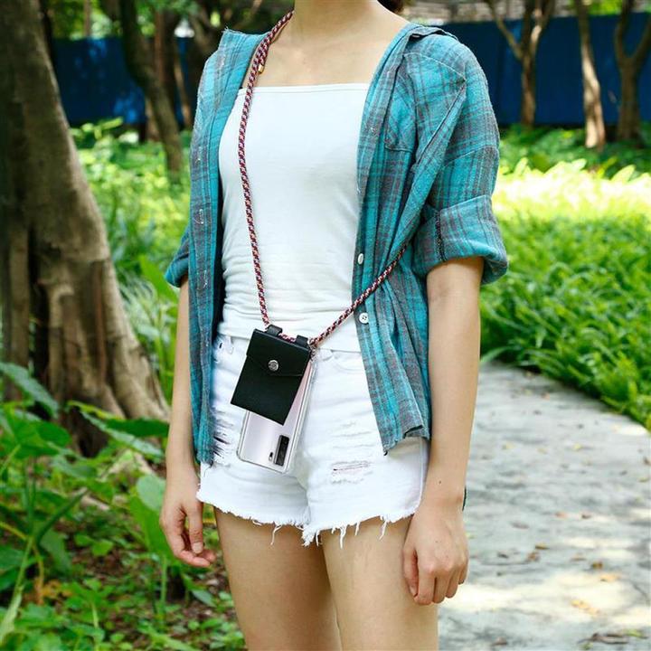 Produktbild Cadorabo TPU Handy Kette SILBER Cover