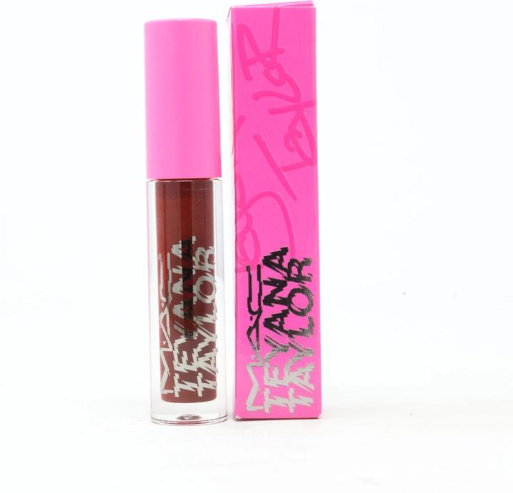 MAC Cosmetics 10's Across Da Board Lipglass Teyana Taylor Collection - Full Size (Nude Pink Pearl)