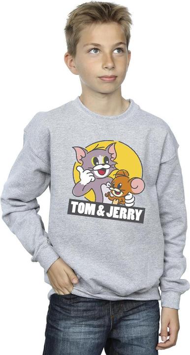 Immagine prodotto Tom & Jerry Sketch Logo Felpa Ragazzi (116)