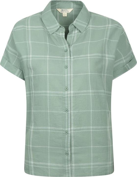 Actual product image Mountain Warehouse Womens/Ladies Palm Checked Relaxed Fit Shirt (36 D)