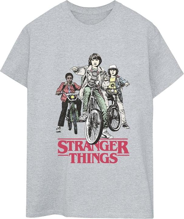 Immagine prodotto Netflix Stranger Things Retro Bikers Maglietta Ampia Donna (L)