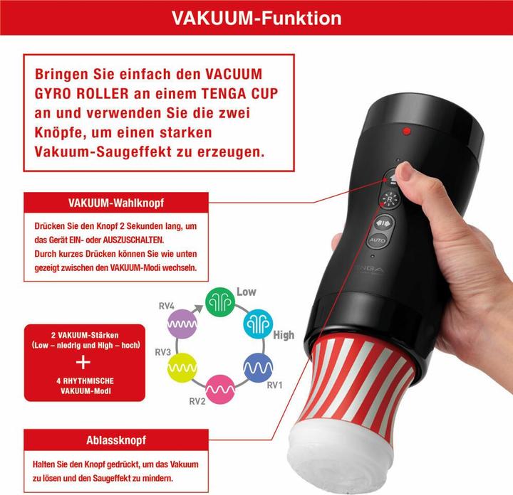 Produktbild Tenga Vacuum Gyro Roller