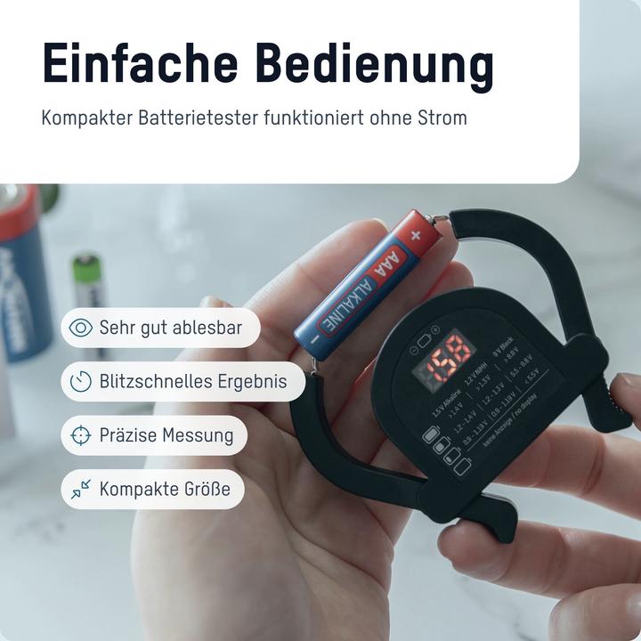 Actual product image Ansmann Battery tester
