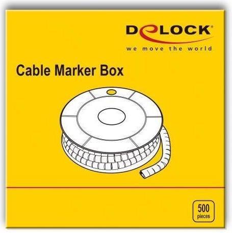 Productafbeelding Delock Kabelmarkering nr. 8, geel 500 stuks