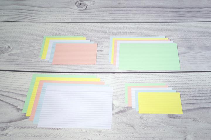 Produktbild Exacompta Karteikarte Format der Karte: DIN A6 Ausführung der Lineatur: liniert (105 x 148 mm, 205 g/m², 100 x)