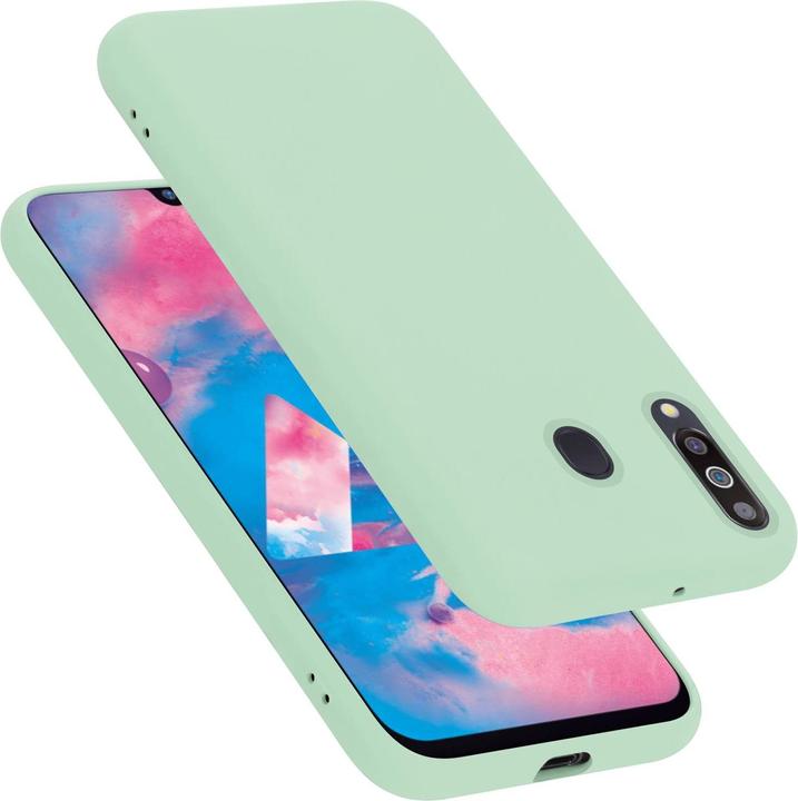 Actual product image Cadorabo TPU Liquid Silicone Case Cover (Samsung Galaxy A40s, Samsung Galaxy M30)