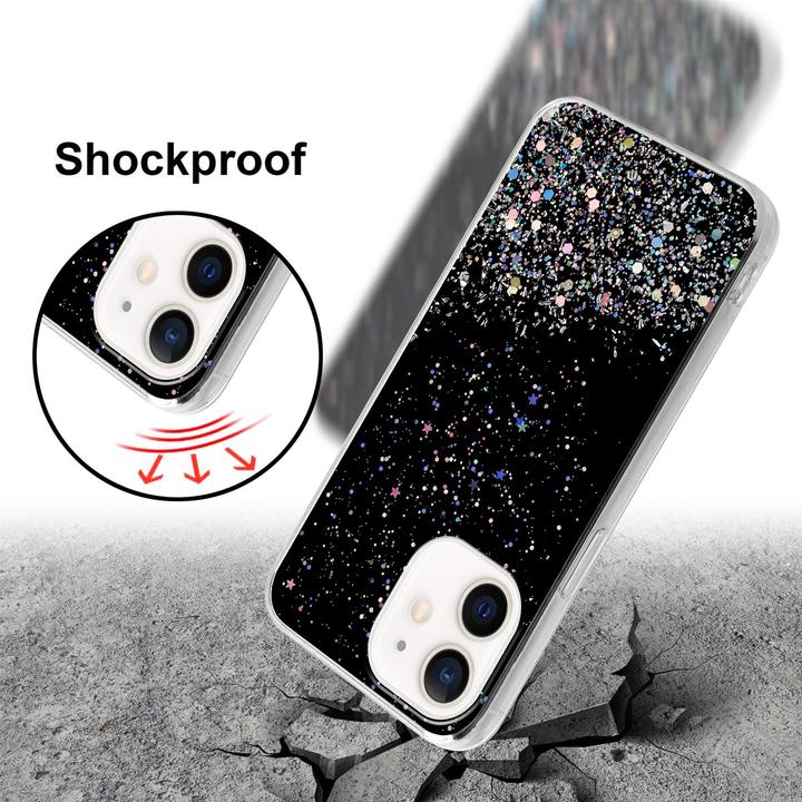 Produktbild Cadorabo TPU Cover funkelnder Glitter (Apple iPhone 12 mini)