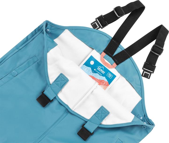 Actual product image Normani Children's rain trousers with braces "Skjolden" - 9251 (92)
