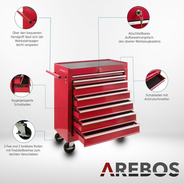 Produktbild Arebos Werkzeugwagen (1 x)