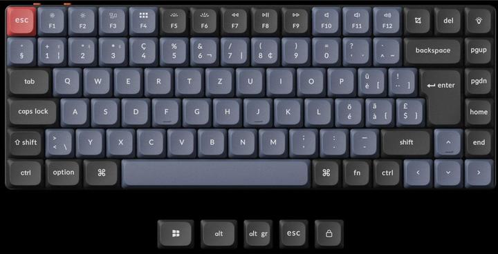 Produktbild Keychron K3 Pro (CH, Kabellos, Kabelgebunden)