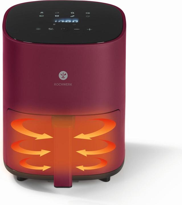 Produktbild Kochwerk Heissluft-Fritteuse 3 l, Rot